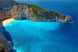 beach, Cliff, Summer, Turquoise,  Zakynthos, Nature