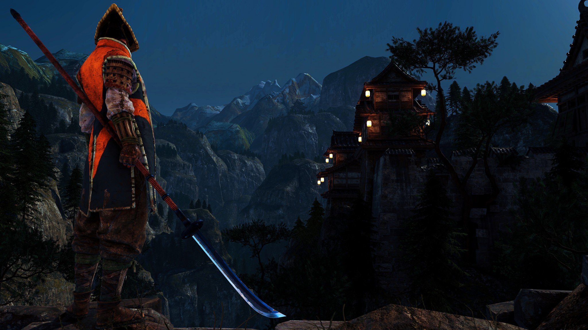 For Honor, Blades, Samurai, Screen shot, Landscape Wallpaper