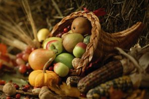 Cornucopia, Food, Apples, Pumpkin, Corn, Wheat