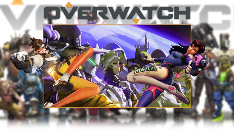 Reinhardt (Overwatch), McCree (Overwatch), Overwatch, Tracer (Overwatch), D.Va (Overwatch), Mercy (Overwatch), Genji (Overwatch) HD Wallpaper Desktop Background