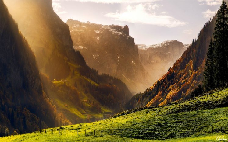landscape, Mountains, Switzerland, Alps, Nature HD Wallpaper Desktop Background