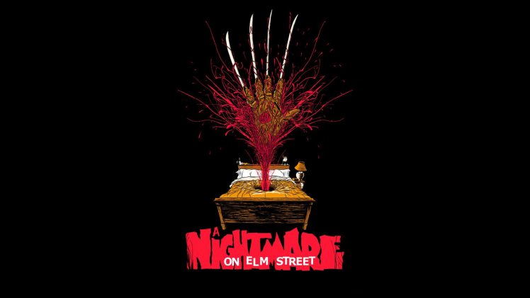 Freddy Krueger, Simple, Simple background, Black background, A Nightmare on Elm Street HD Wallpaper Desktop Background