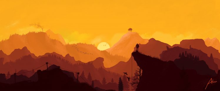 Firewatch, Video games, Landscape HD Wallpaper Desktop Background