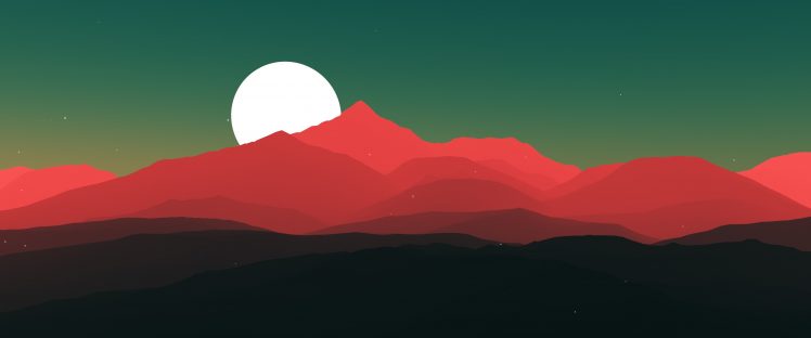 minimalism, Moon HD Wallpaper Desktop Background