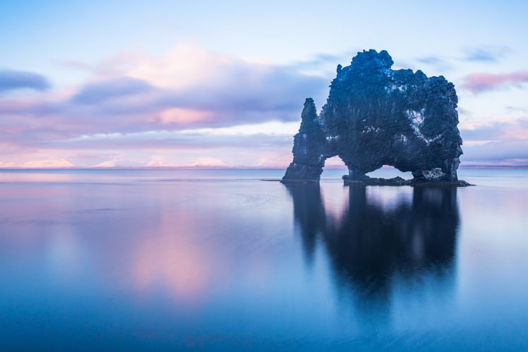 Pacific Ocean, Photography, Sea, Water, Rock, Nature, Horizon, Reflection HD Wallpaper Desktop Background