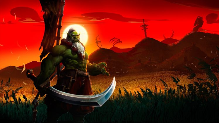Samuro (Warcraft), Heroes of the storm, Video games HD Wallpaper Desktop Background