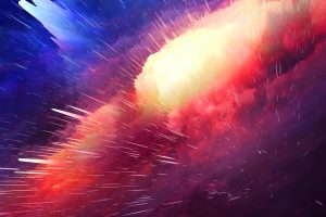 galaxy, Explosion, Colorful