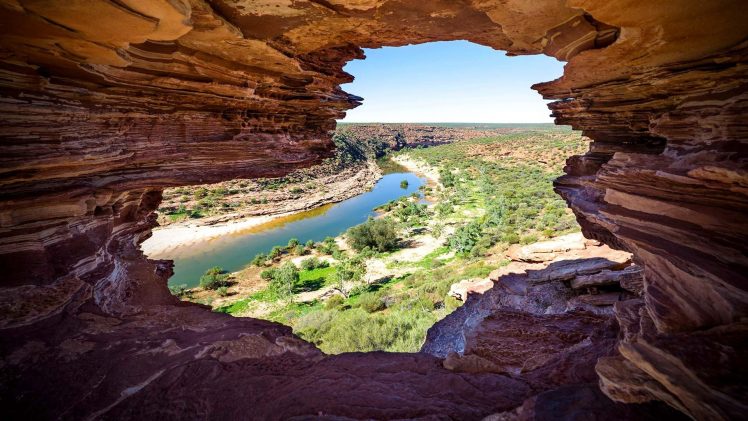 river, Rock, Australia, National park, Mountains, Nature HD Wallpaper Desktop Background