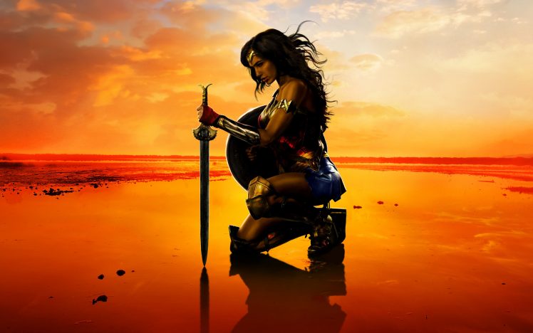 Wonder Woman, Gal Gadot, Movies, DC Comics HD Wallpaper Desktop Background