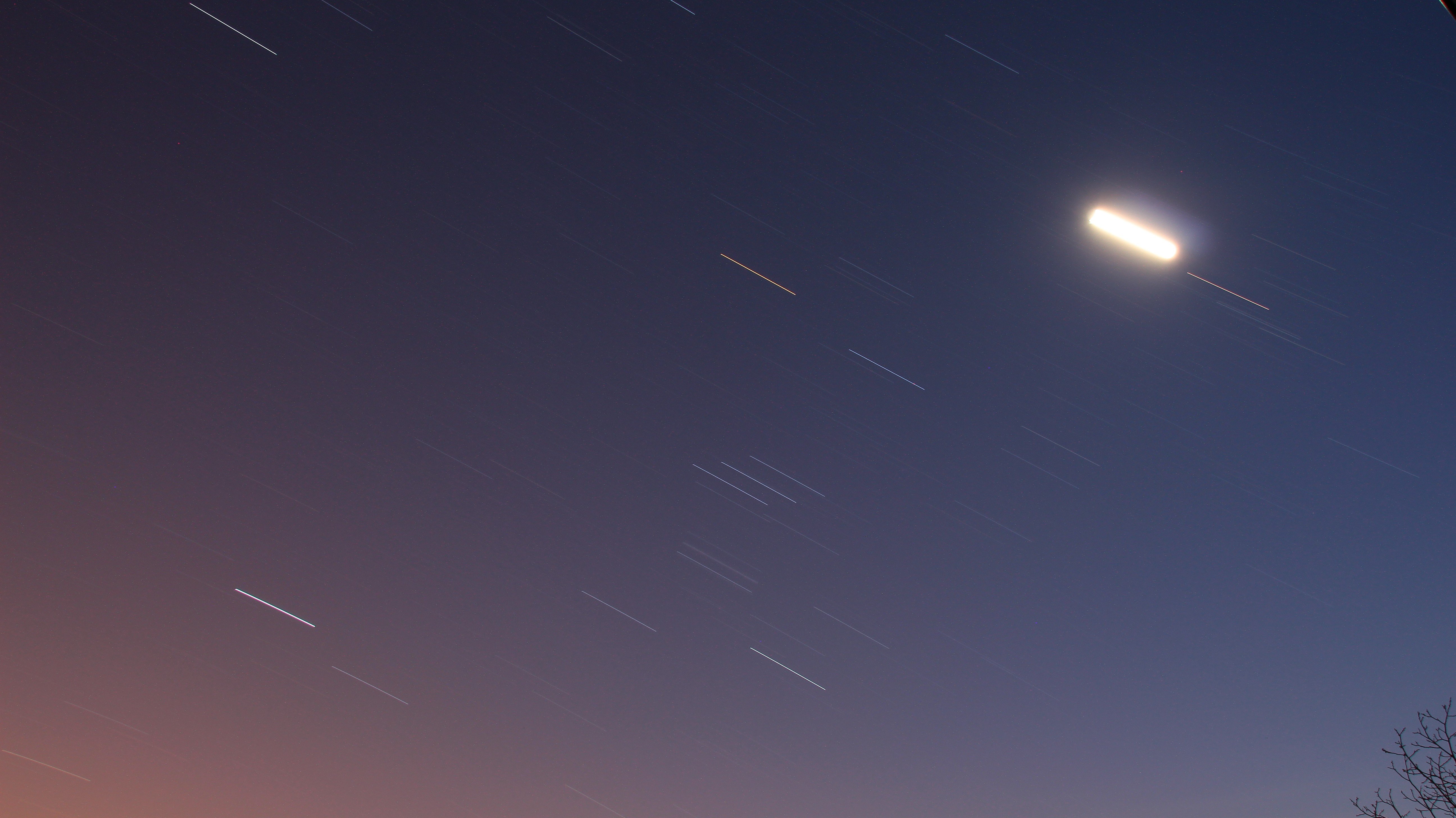 night, Constellations Wallpaper