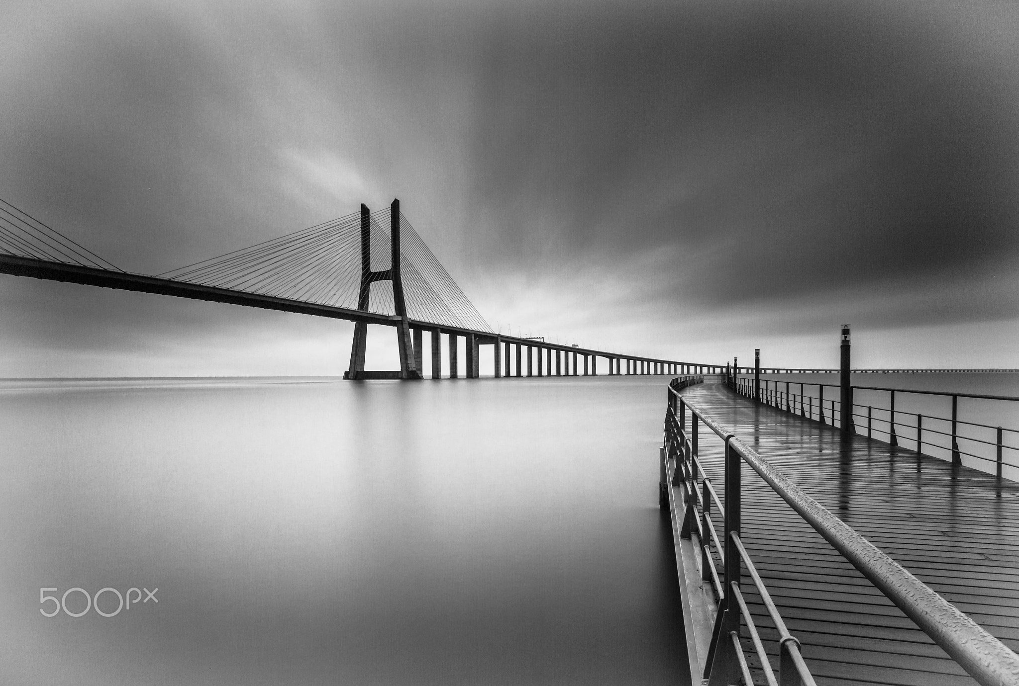 David Gomes, Monochrome, 500px, Bridge Wallpaper