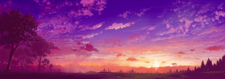 landscape, Sunset, Clouds HD Wallpaper Desktop Background