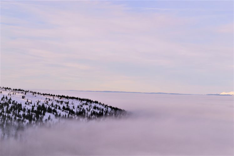 landscape, Oakley, Clouds, Mist, Cold, Mountains, Photography HD Wallpaper Desktop Background