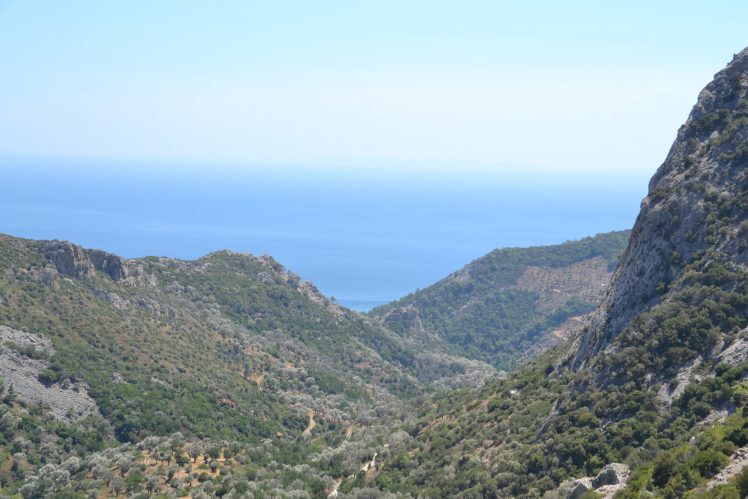 landscape, Samos, Goats, Mediterranean, Greece, Boat, Yachts, Rock, Mountains HD Wallpaper Desktop Background