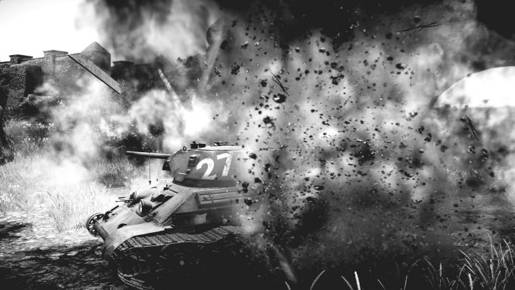 War Thunder, War, T 34, Tank HD Wallpaper Desktop Background