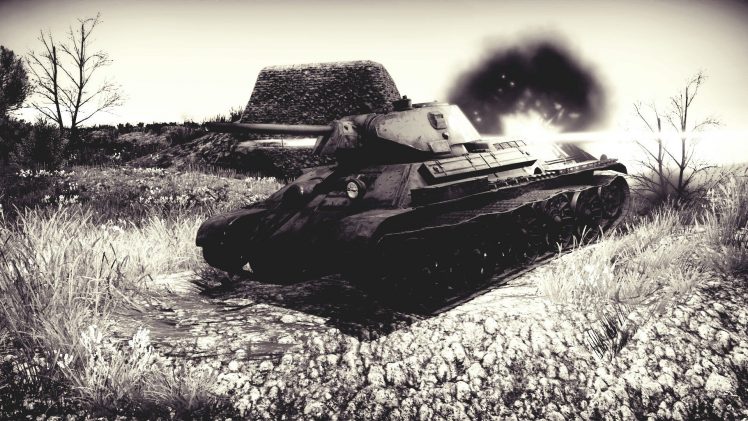 War Thunder, War, Tank, T 34 HD Wallpaper Desktop Background