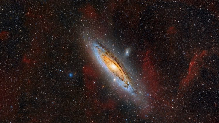 space, NASA, Galaxy, Messier 31 HD Wallpaper Desktop Background