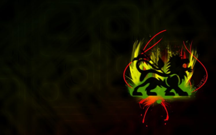 Rasta, Rastafari, Cannabis, Lion HD Wallpaper Desktop Background