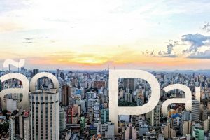 albinos, São Paulo, Cityscape, Building, Brazil, Typography, Digital art