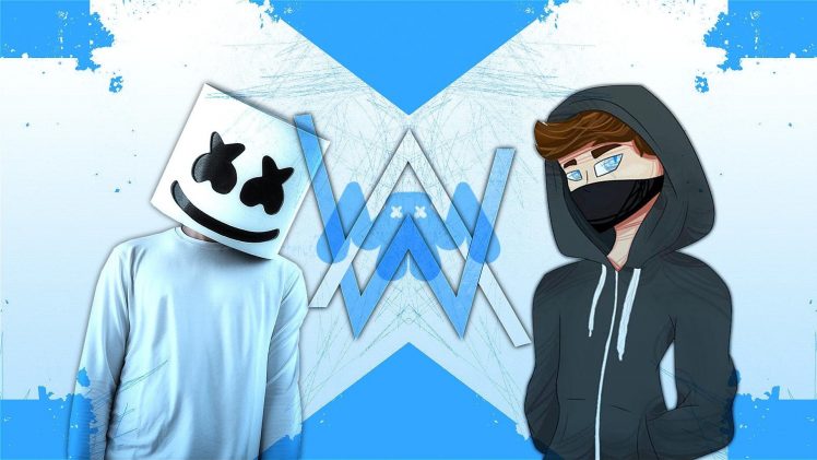 Alan Walker, Marshmello HD Wallpaper Desktop Background