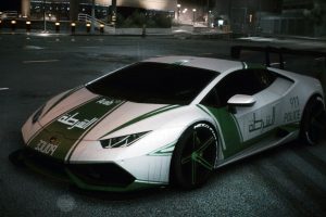 police, Arabian, Lamborghini, Dubai, Need for Speed, Street, Car, Lamborghini Huracan LP 610 4
