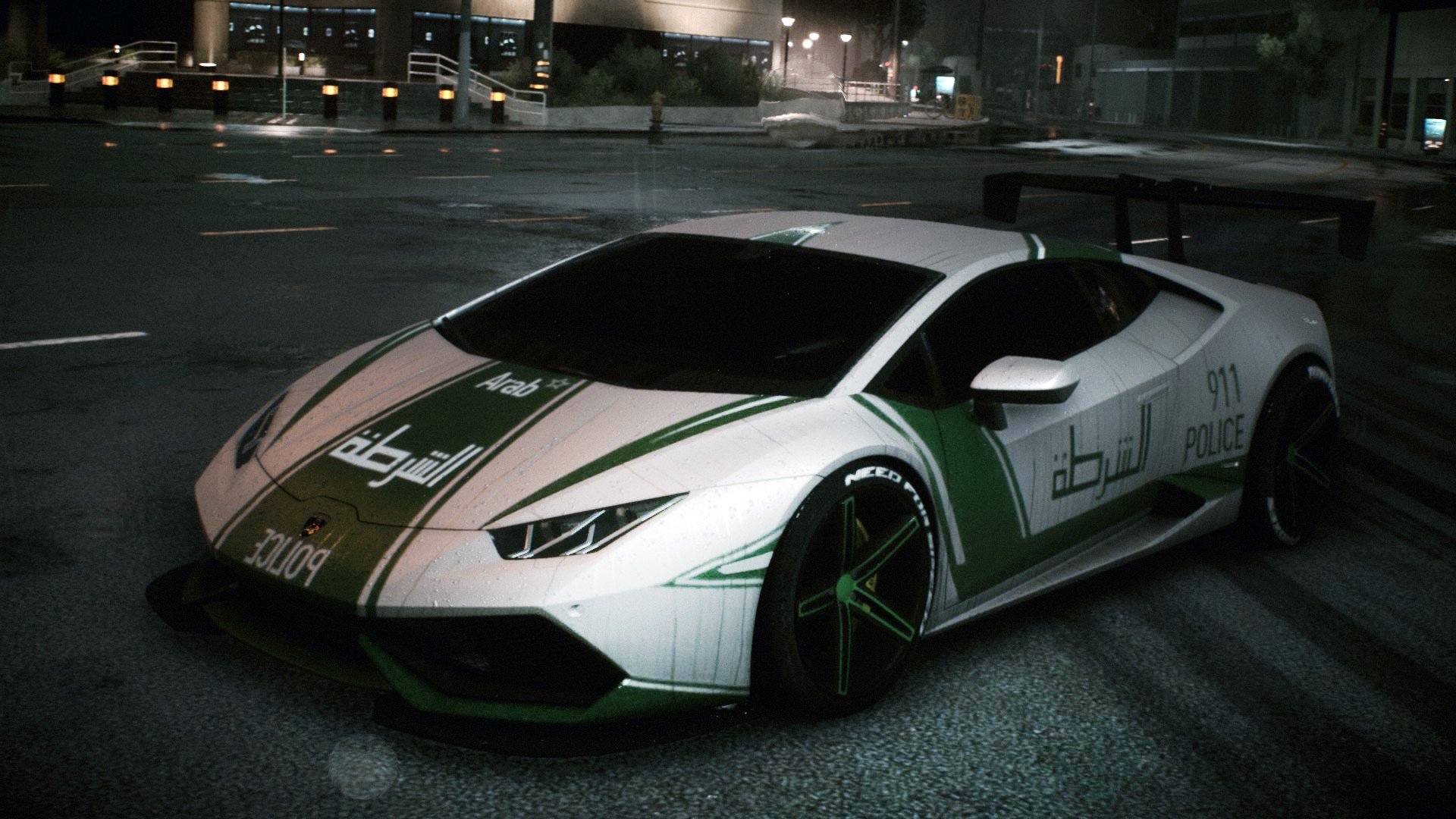police, Arabian, Lamborghini, Dubai, Need for Speed, Street, Car, Lamborghini Huracan LP 610 4 Wallpaper