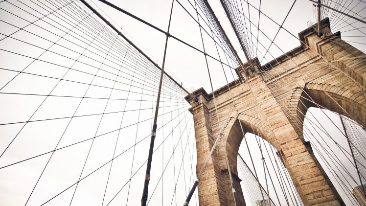 Brooklyn Bridge, Architecture, Bridge, Photography, New York City HD Wallpaper Desktop Background