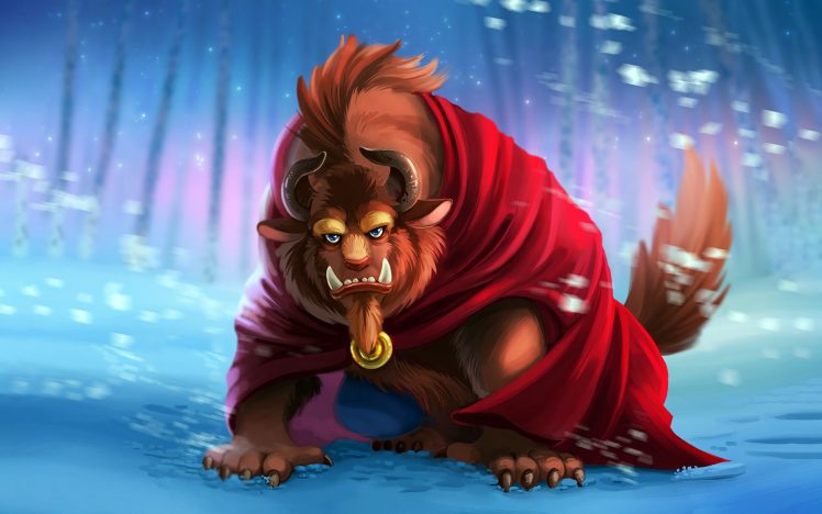 Beauty and the Beast, Walt Disney HD Wallpaper Desktop Background