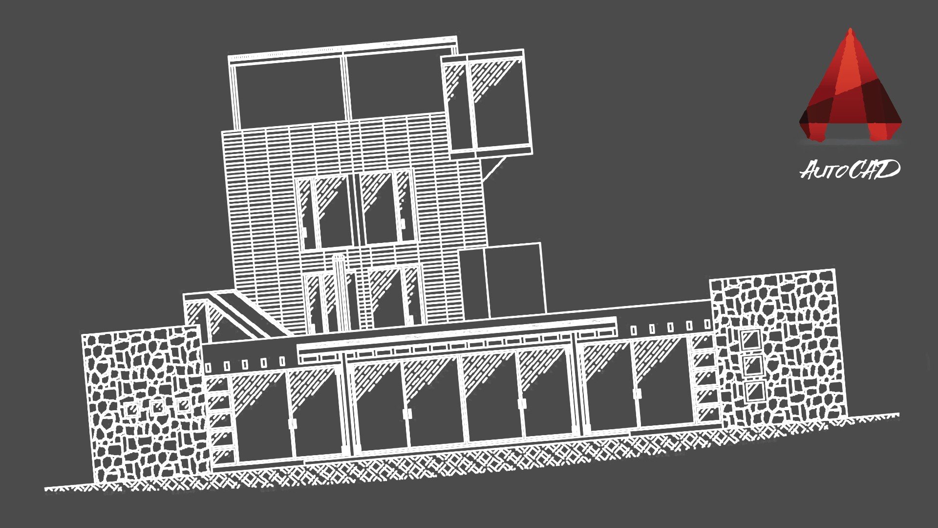 GNU, GIMP, Architecture models, House Wallpaper
