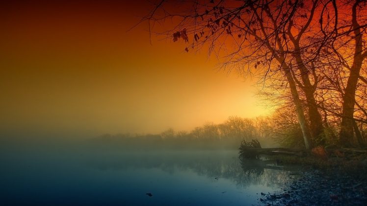 lake, Landscape, Nature HD Wallpaper Desktop Background