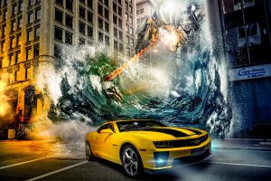 city, Cityscape, Vehicle, Movies, Transformers