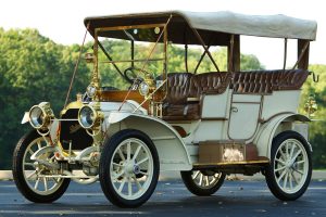vehicle, Retro style, Road, Trees, Nature, Packard Model 18 Touring 1909—10