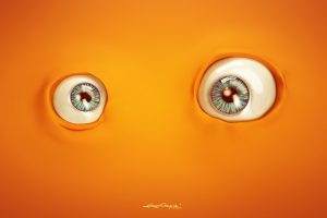 Lacza, Eyes, Orange