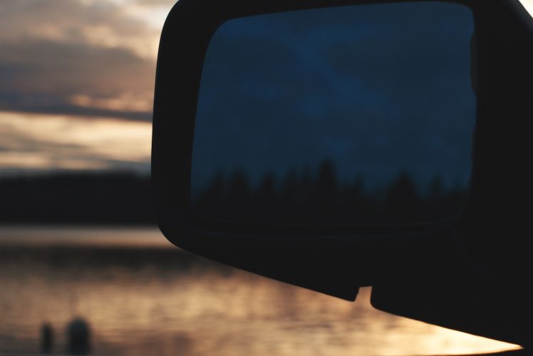 mirror, Sunset, Water HD Wallpaper Desktop Background