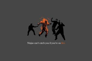 ninjas, Humor, Ninjas cant catch you if