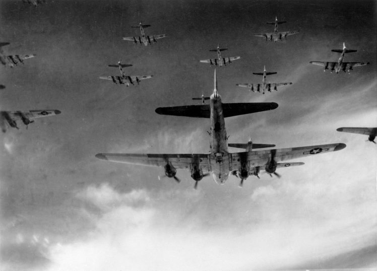 war, World War II, Boeing B 17 Flying Fortress HD Wallpaper Desktop Background