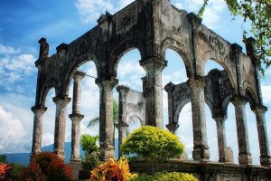 ruin, Ancient, Architecture, Plants, Sky