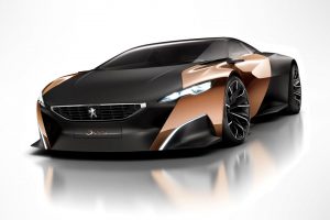 Peugeot Onyx Concept, Car, Vehicle, Concept cars, Simple background