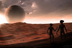 science fiction, Aliens, Planet