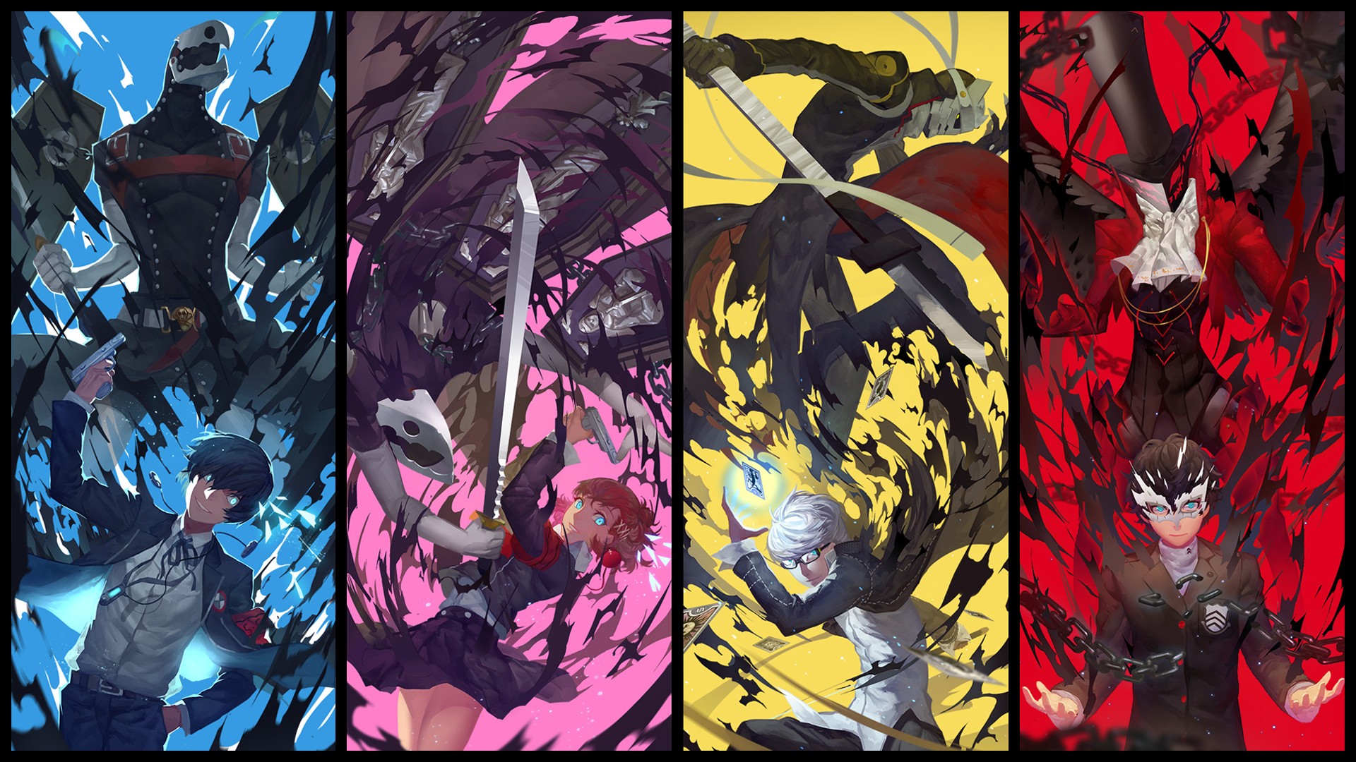 Persona 5, Atlus, Persona series, Persona 4, Persona 3 Wallpaper
