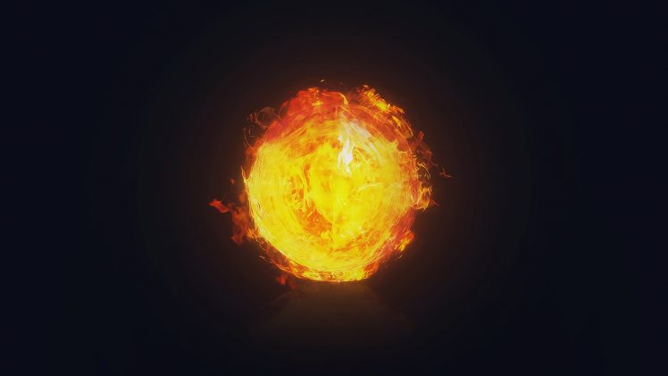 The Eye of Sauron, Sauron, Fireballs, Fire HD Wallpaper Desktop Background