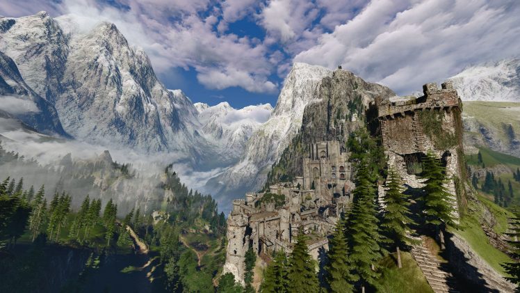 The Witcher 3: Wild Hunt, Kaer Morhen, Video games HD Wallpaper Desktop Background