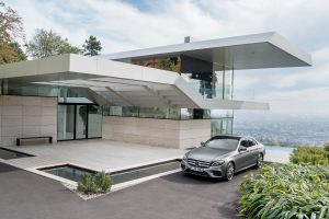 house, Car, Mercedes Benz