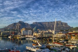 Cape Town, South Africa, Table Mountain, Waterfront, Boat, Sea, Sky, Mother City, Yachts, Morning