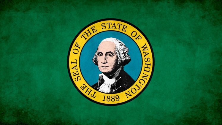 Washington state, Flag HD Wallpaper Desktop Background