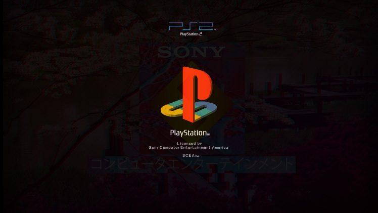 Play Station, Play Station 2, Sony, Vaporwave, Digital art, Video games, Logo, PlayStation HD Wallpaper Desktop Background