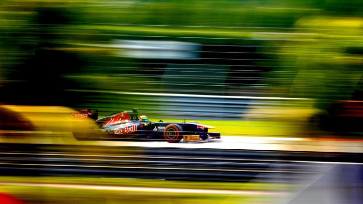 Formula 1, Red Bull, Red Bull Racing, Car, Race cars, Racing, Sport, Sports, Motion blur HD Wallpaper Desktop Background