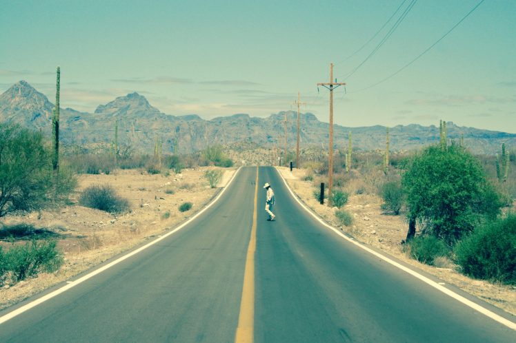 road, Mountains, Desert, Mexico HD Wallpaper Desktop Background
