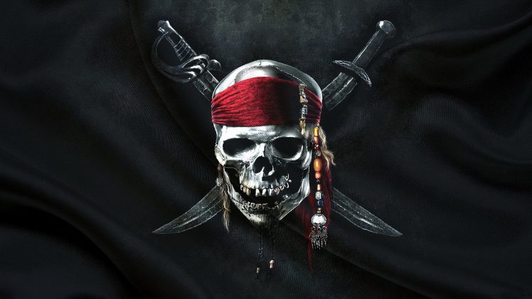 pirates, Jolly Roger, Flag, Artwork HD Wallpaper Desktop Background