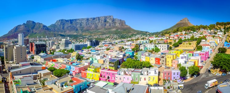 Cape Town, Mountains, South Africa, Table Mountain, Bo Kaap, City, Building HD Wallpaper Desktop Background
